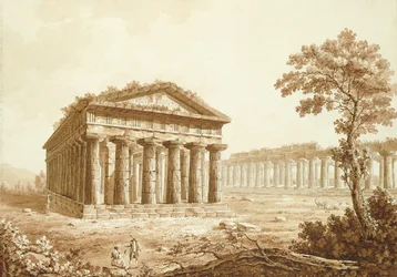 Der Tempel des Neptun und die Basilika in Paestum